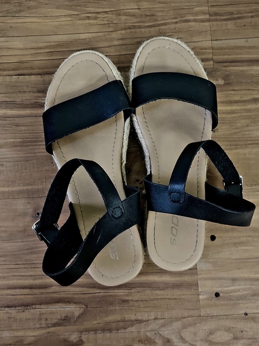 Black Women's Espadrille Sandals - Unbranded